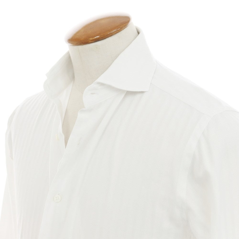 [Used] HITOYOSHI horizontal collar dress shirt, white [39/84] [Condition rank C] [Men&