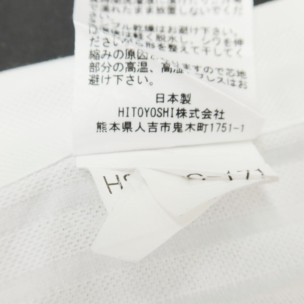 [Used] HITOYOSHI horizontal collar dress shirt, white [39/84] [Condition rank C] [Men&