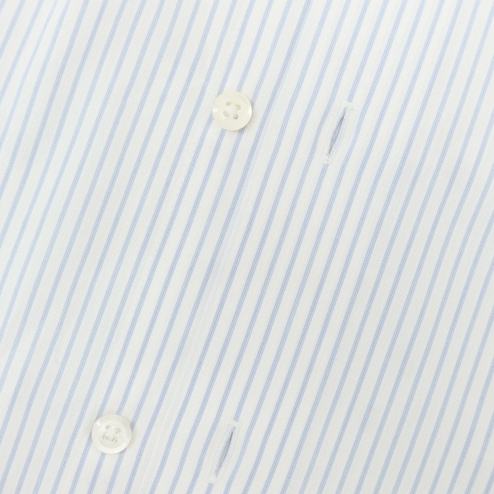 [Used] FAIRFAX Herringbone Dress Shirt White x Blue [38] [Condition Rank B] ​​[Men&