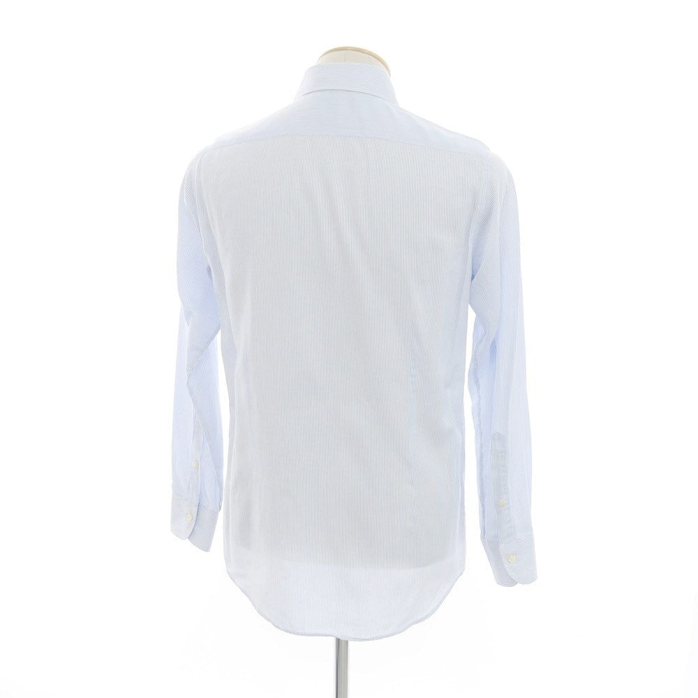 [Used] FAIRFAX Striped Dress Shirt White x Blue [38] [Condition Rank B] ​​[Men&