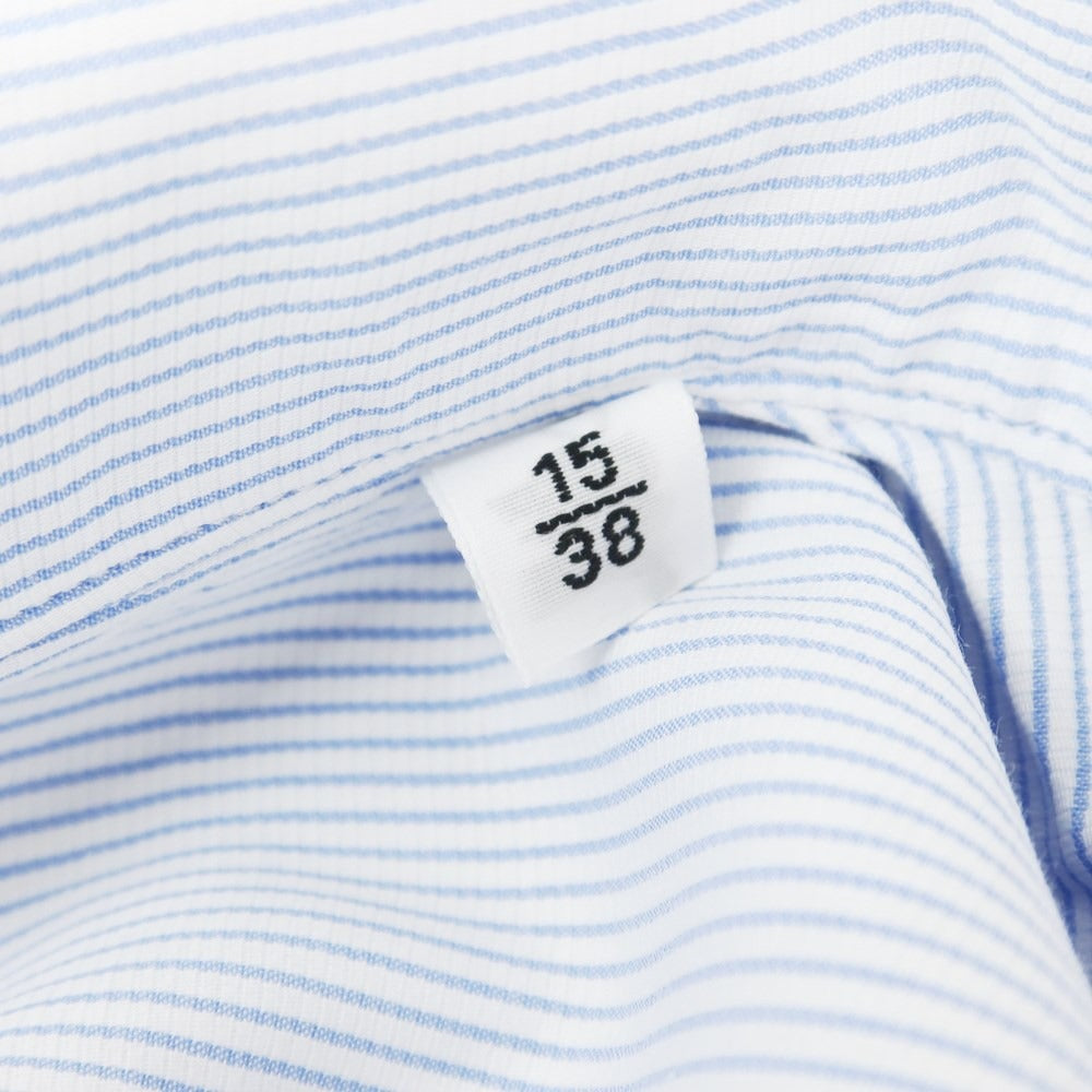 [Used] FAIRFAX Striped Dress Shirt White x Blue [38] [Condition Rank B] ​​[Men&