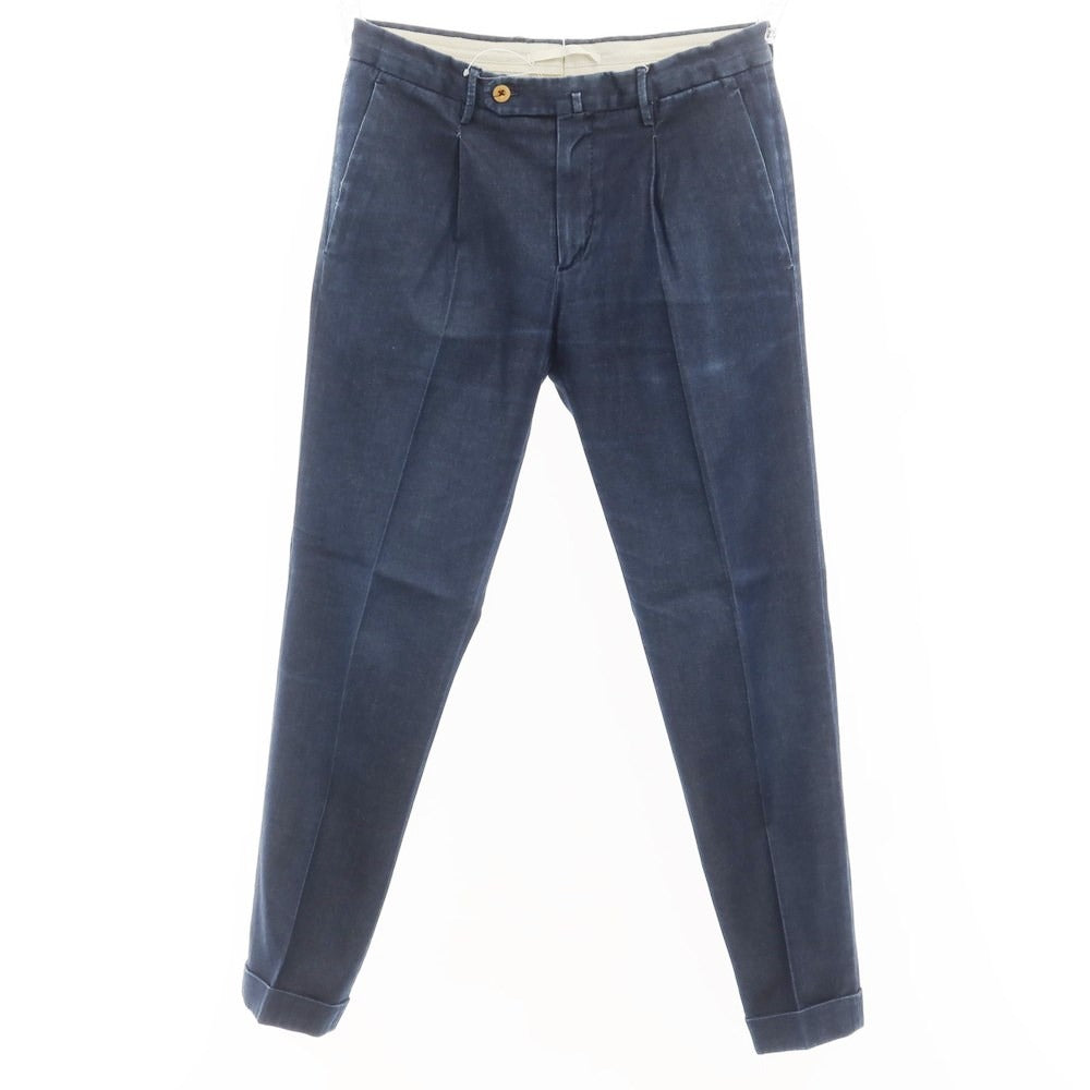 [Used] GTA Cotton Denim Casual Slacks Pants Navy [Size 46] [NVY] [S/S] [Condition Rank C] [Men&