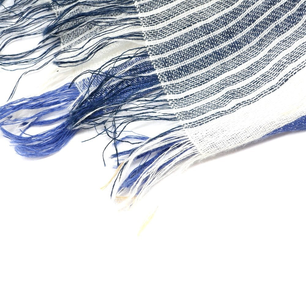 [Used] JOSEPH HOMME Striped Scarf Navy x White [Condition Rank B] [Men&