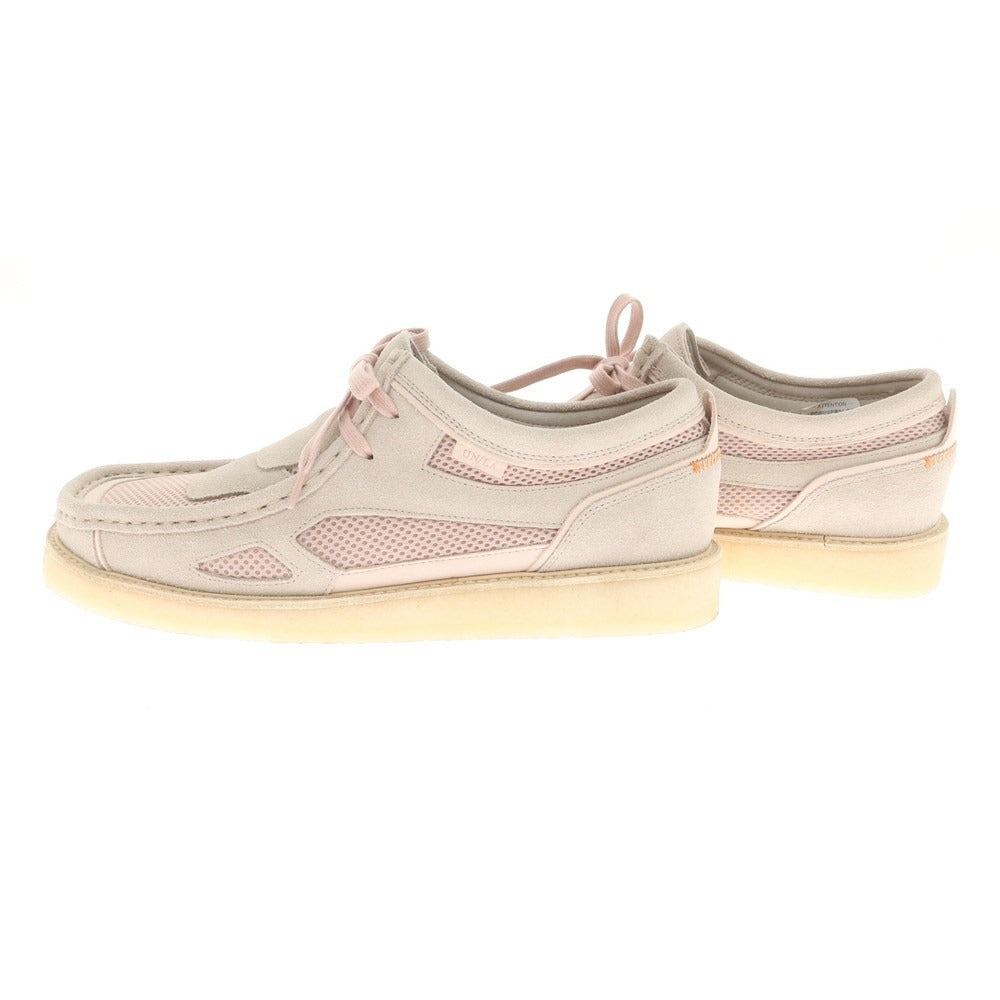 [Used] UNION × Clarks 2024 Spring/Summer Moccasin Shoes Greige x Light Pink [UK9] [Condition Rank A] [Men&