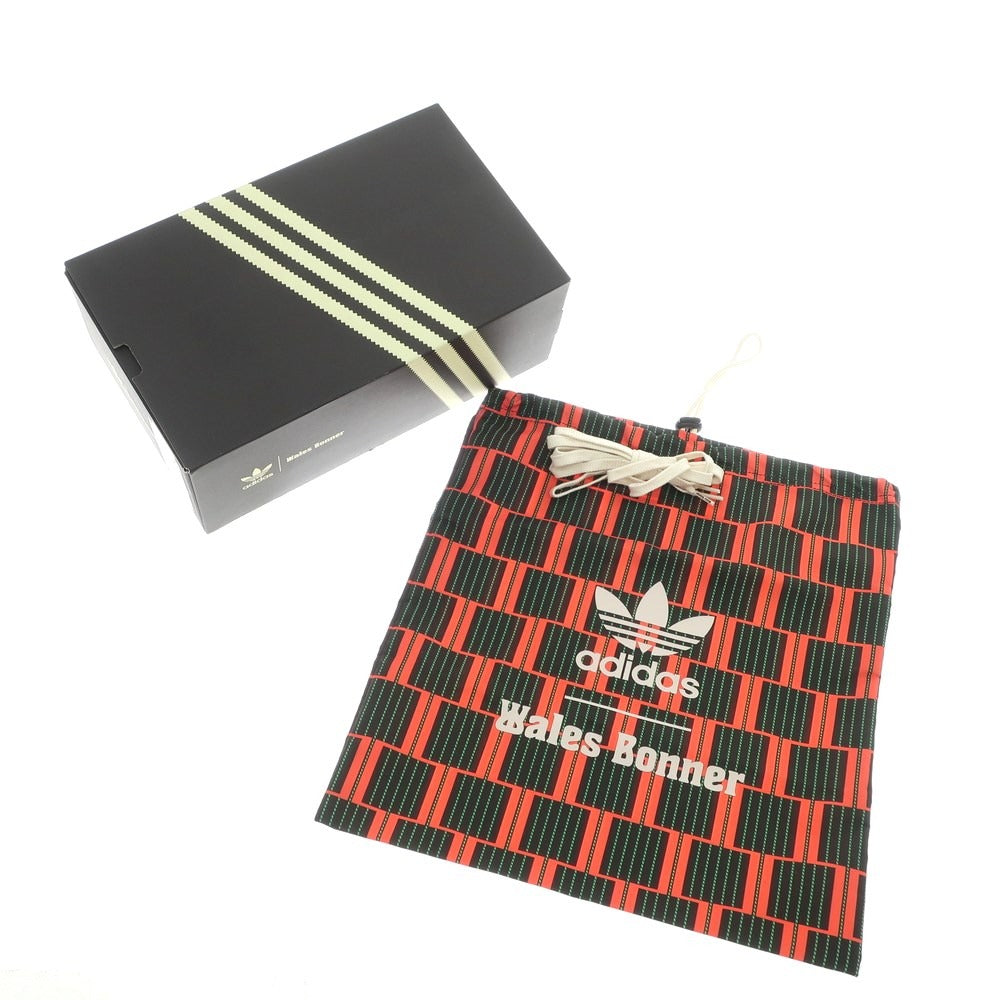 【中古】【未使用】アディダス adidas × Wales Bonner ハラコ フットボールシューズ スニーカー ブラウンxアイボリー【 27cm 】【 状態ランクS 】【 メンズ 】