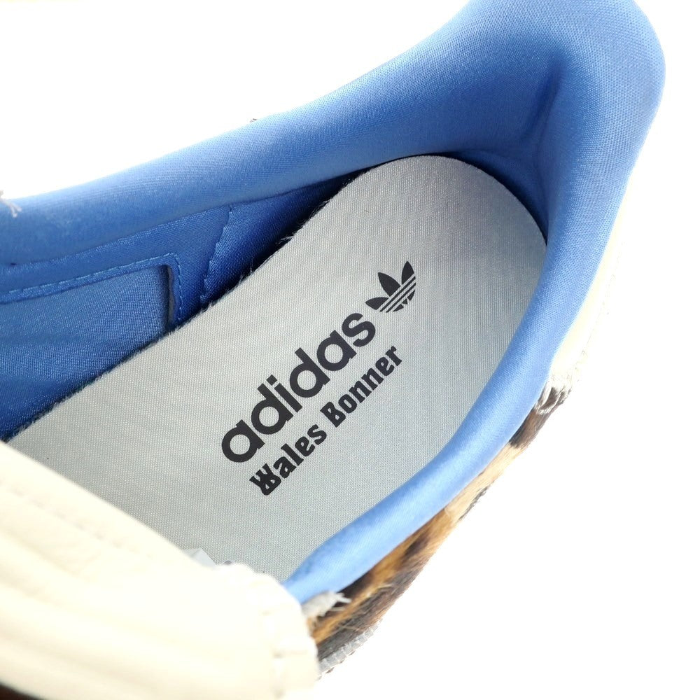 [Used] [Unused] adidas x Wales Bonner pony-skin football shoes sneakers brown x ivory [27cm] [Condition rank S] [Men&