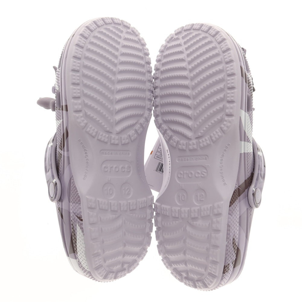 【中古】【未使用】クロット CLOT × Crocs 2024年春夏 クラシック クロッグ サンダル スモークパープルxシルバー【 10 】【 状態ランクS 】【 メンズ 】