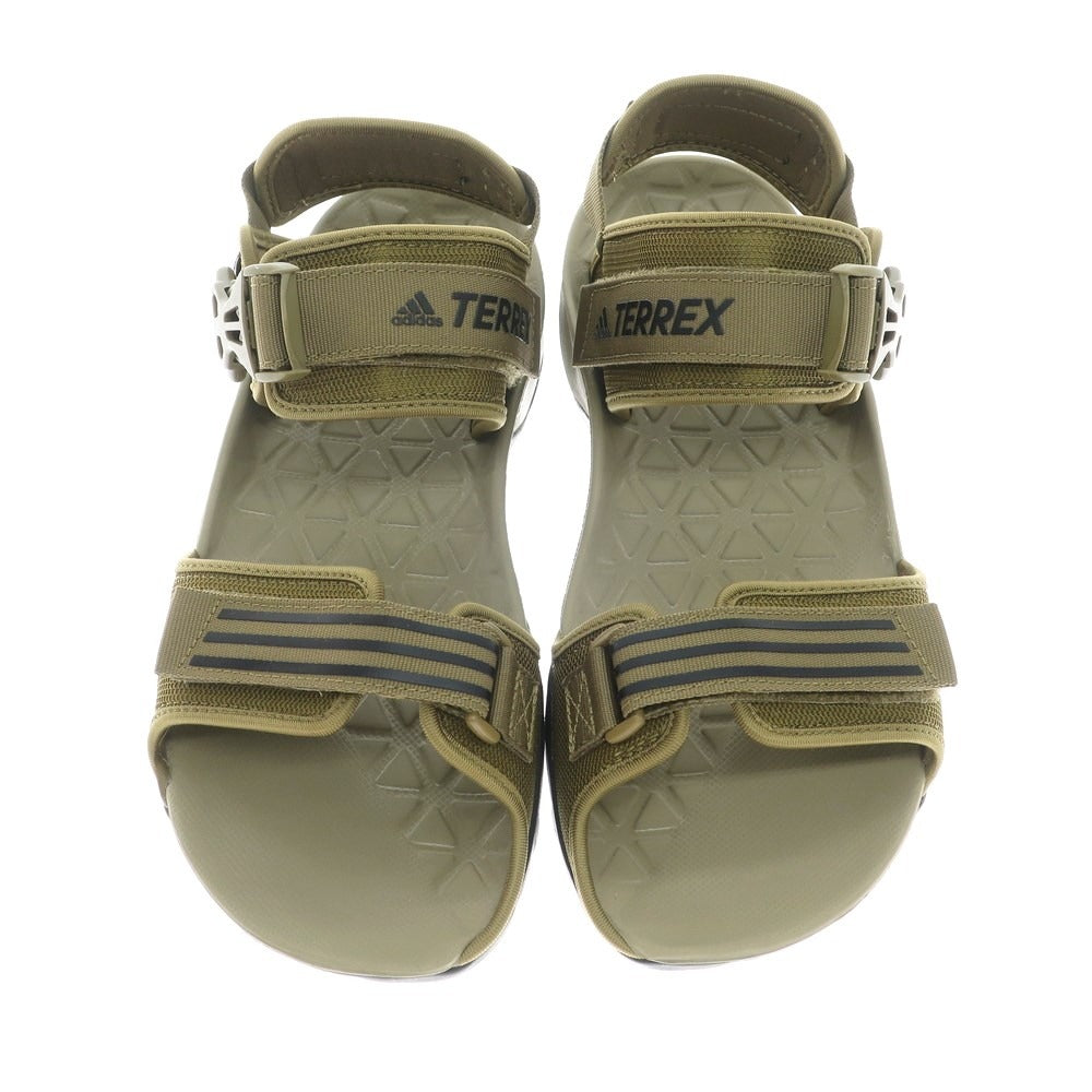 [Used] [Unused] Adidas CYPREX ULTRA SANDAL DLX Strap Sandals Olive Green [9] [Condition Rank S] [Men&