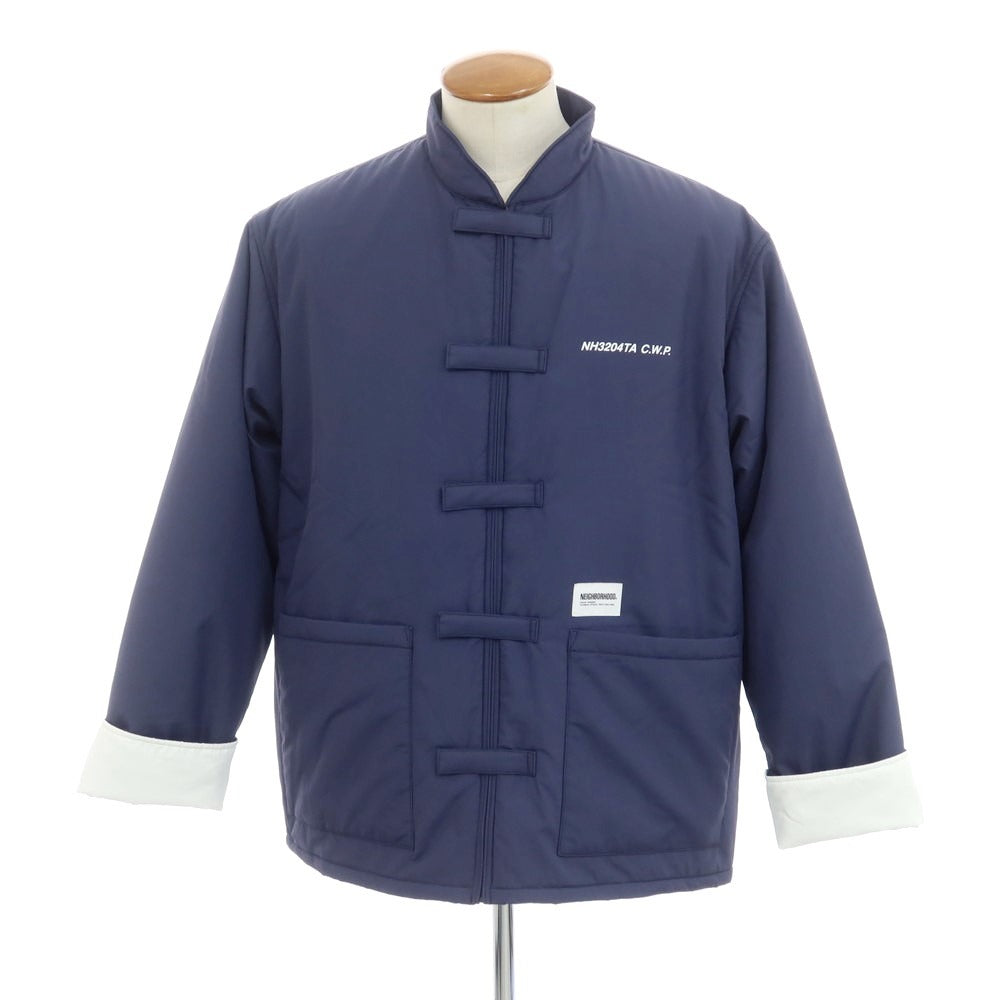 【中古】ネイバーフッド NEIGHBORHOOD 2023年秋冬 ポリエステル 中綿ブルゾン ネイビー【 M 】【 状態ランクA 】【 メンズ 】 [EPD]