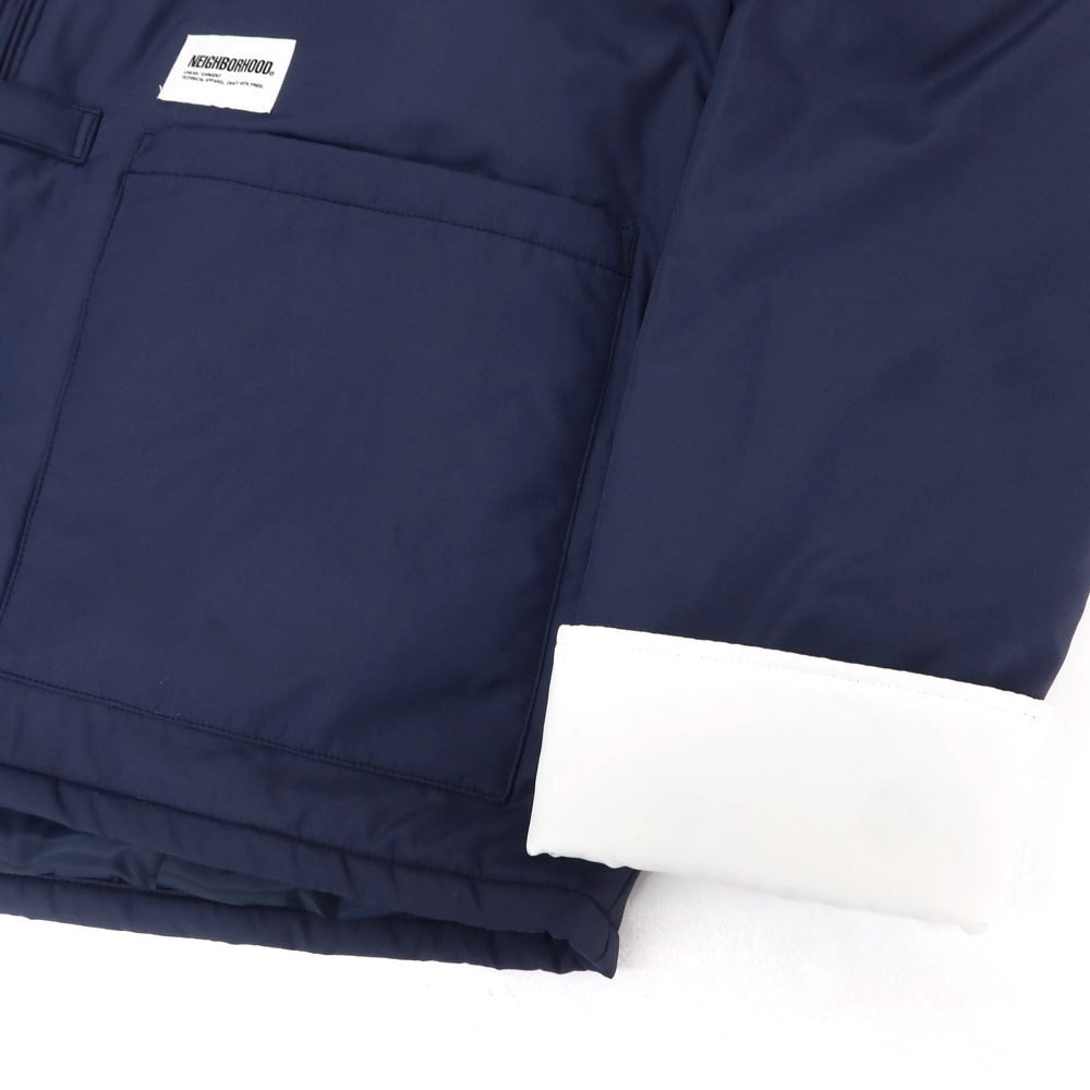 【中古】ネイバーフッド NEIGHBORHOOD 2023年秋冬 ポリエステル 中綿ブルゾン ネイビー【 M 】【 状態ランクA 】【 メンズ 】 [EPD]