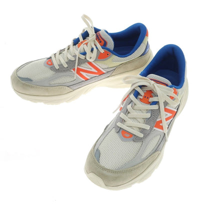 【中古】キス KITH × NEW BALANCE × マディソン・スクエア・ガーデン 990V6 スニーカー クリームxブルー×オレンジ【 26.5cm 】【 状態ランクA 】【 メンズ 】