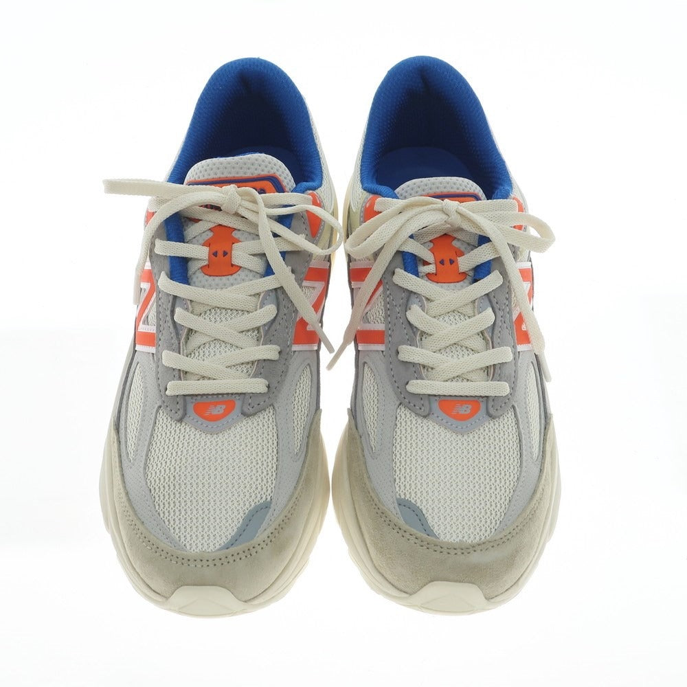 【中古】キス KITH × NEW BALANCE × マディソン・スクエア・ガーデン 990V6 スニーカー クリームxブルー×オレンジ【 26.5cm 】【 状態ランクA 】【 メンズ 】