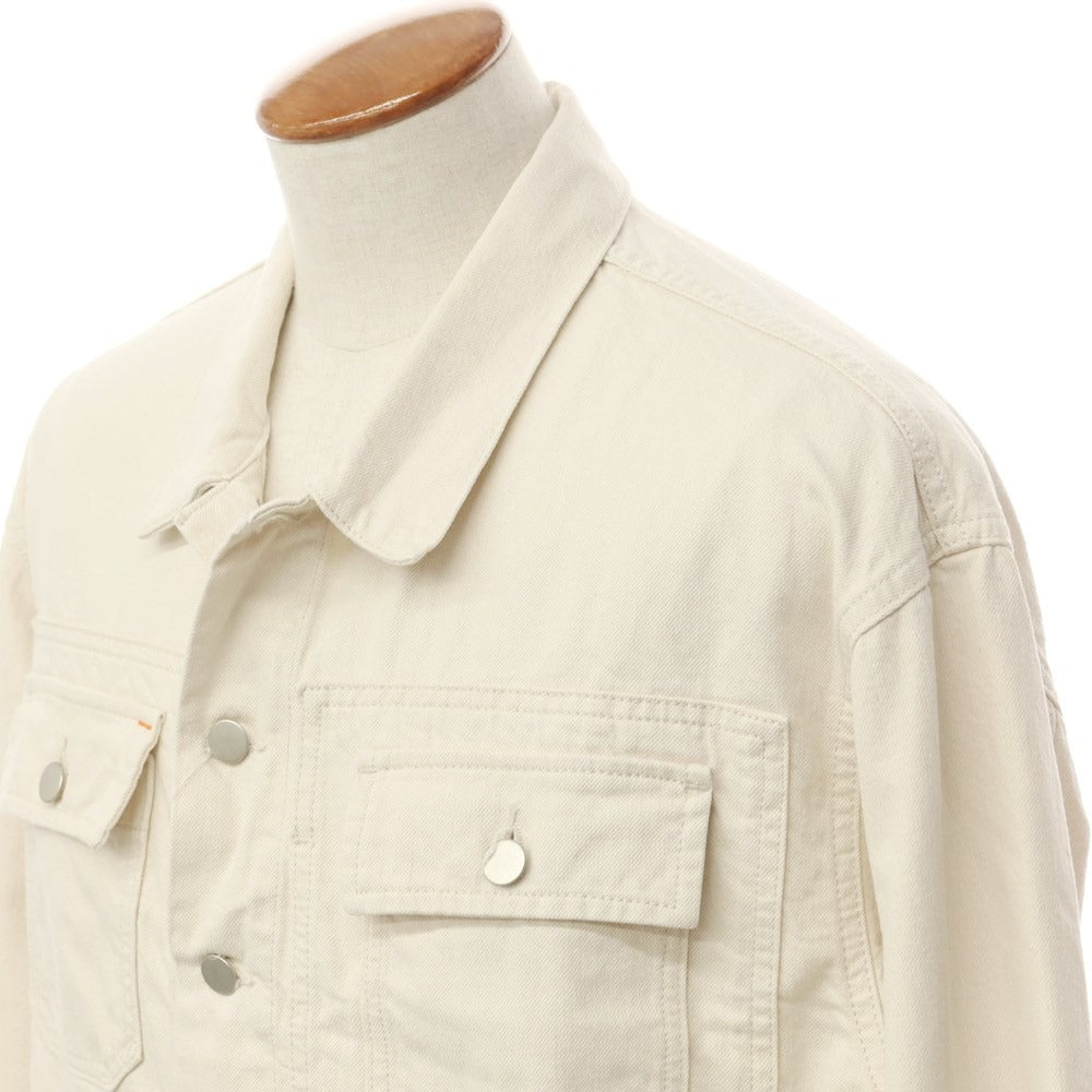 [Used] Calvin Klein x Heron Preston Cotton G-Jean Denim Jacket Ivory [M] [Condition Rank B] [Men&