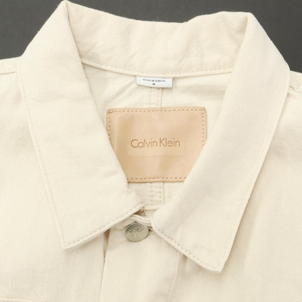 【中古】カルバンクライン Calvin Klein × Heron Preston コットン Gジャン デニムジャケット アイボリー【 M 】【 状態ランクB 】【 メンズ 】
[CPD]