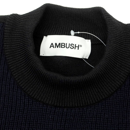 【中古】アンブッシュ AMBUSH ウールポリエステル系 モックネック プルオーバーニット ブラックxネイビー【サイズ1】【BLK】【A/W】【状態ランクB】【メンズ】【759077】
[DPD]