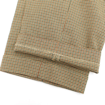 [Used] LACOSTE x le FLEUR polyester rayon houndstooth slacks, beige x brown [size 42] [BEI] [S/S] [Condition rank A] [Men&
