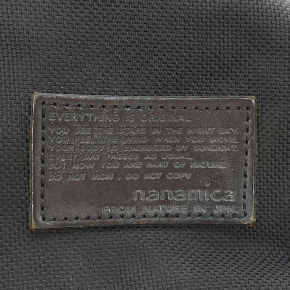 【中古】ナナミカ nanamica ナイロン レザー 2Way トートバッグ ブラック【 － 】【 状態ランクC 】【 メンズ 】