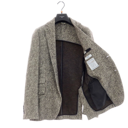 [Used] CIRCOLO 1901 Cotton Jersey 2-Button Casual Jacket Gray x Ivory [Size 42] [GRY] [A/W] [Condition Rank B] [Men&
