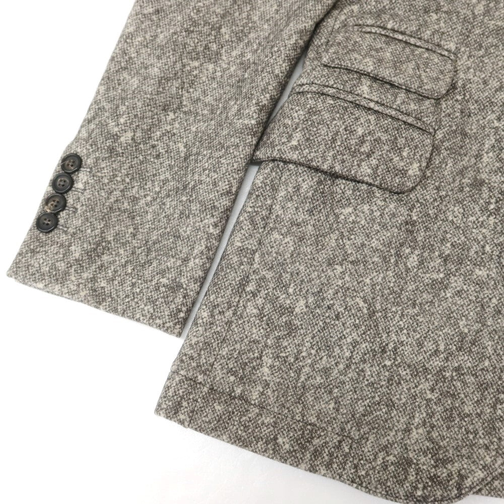 【中古】チルコロ1901 CIRCOLO 1901 コットンジャージー 2つボタン カジュアルジャケット グレーxアイボリー【サイズ42】【GRY】【A/W】【状態ランクB】【メンズ】【758993】 [EPD]