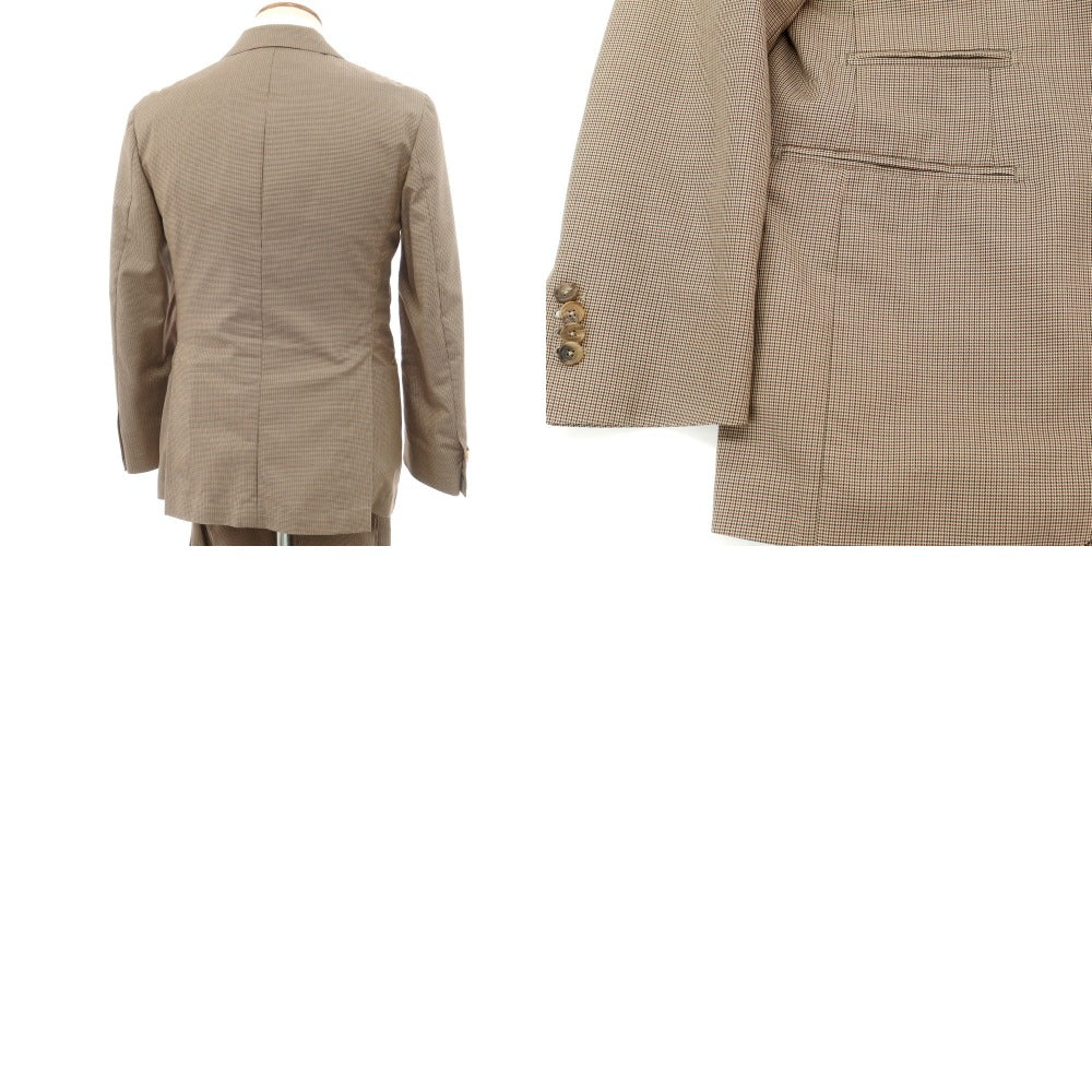 [Used] DE PETRILLO wool cotton 2B set up 2 button suit
 Brown [46] [Condition Rank B] ​​[Men&