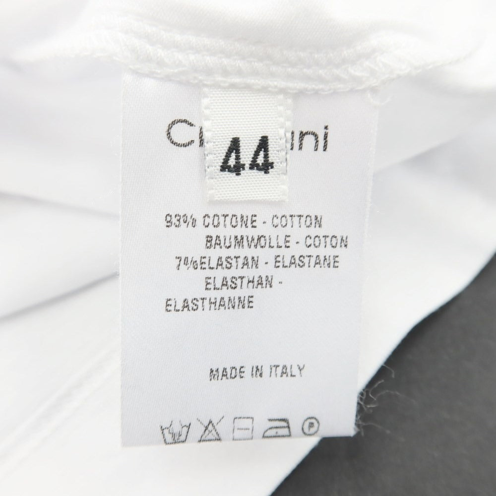 [Used] CRUCIANI High Gauge Stretch Cotton Short Sleeve Polo Shirt White [44] [Condition Rank B] [Men&