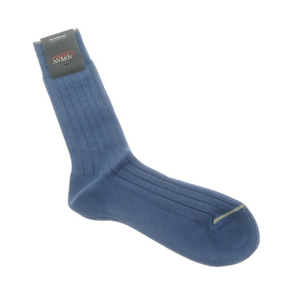 [New] ADRIAN Ribbed Socks Blue x Grey [39-42] [Condition Rank N] [Men&