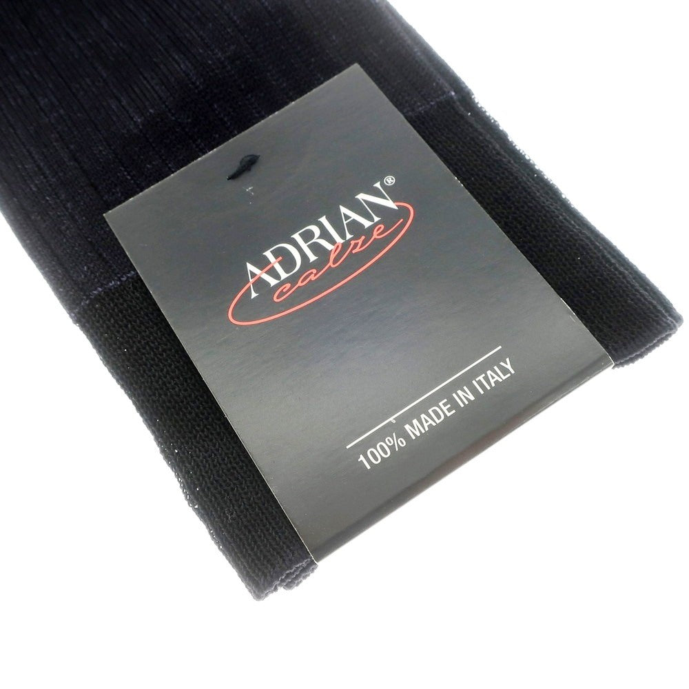 【新品】アドリアン ADRIAN リブ ソックス ミッドナイトxパープル【 39-42 】【 状態ランクN 】【 メンズ 】