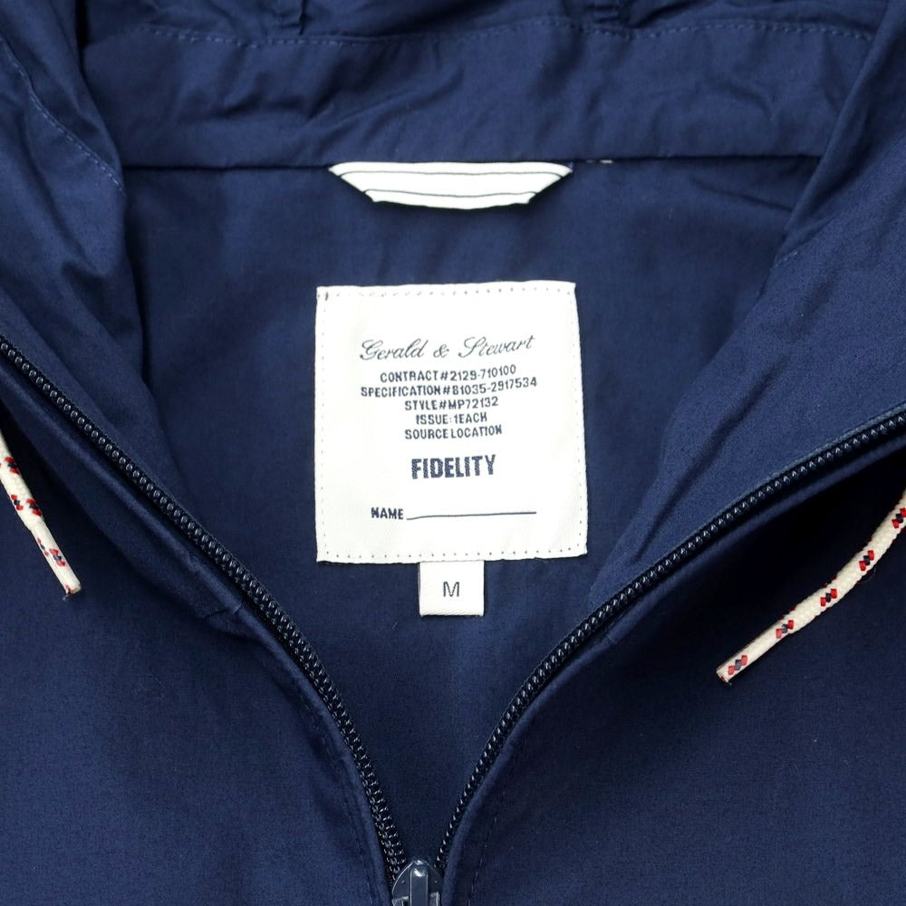 [Used] Fidelity Cotton Hooded Blouson Navy [Size M] [NVY] [S/S] [Condition Rank B] ​​[Men&