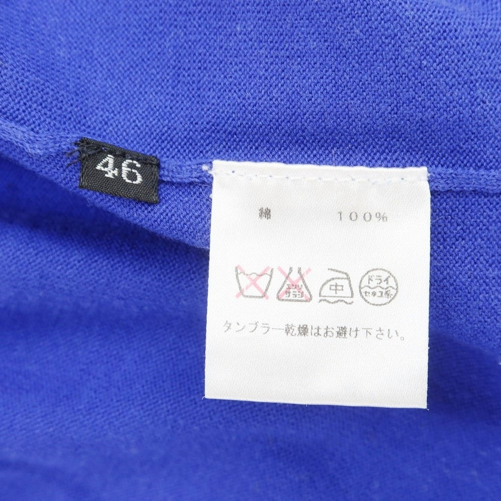 [Used] Barneys New York BARNEYS NEWYORK High gauge cotton zip-up cardigan Purple blue [46] [Condition rank C] [Men&