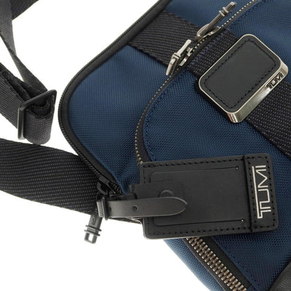 【中古】トゥミ TUMI バリスティックナイロン レザー ショルダーバッグ ネイビー【 状態ランクA 】【 メンズ 】