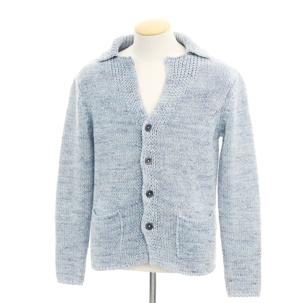 [Used] Altea Low Gauge Cotton Rayon Cardigan Light Blue [S] [Condition Rank B] [Men&