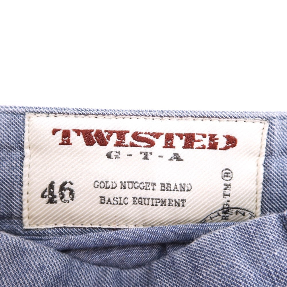 【中古】ジーティーアー ツイステッド G.T.A TWISTED リネンコットン ショートパンツ ネイビー【サイズ46】【NVY】【S/S】【状態ランクB】【メンズ】【759382】
[APD]