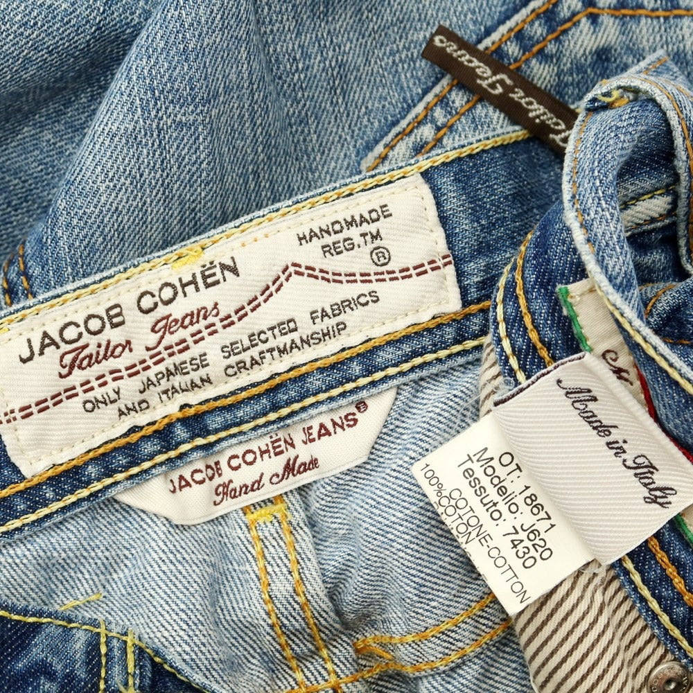 【中古】ヤコブコーエン JACOB COHEN J620 ウォッシュ加工 ジーンズ デニムパンツ ブルー【サイズ30】【BLU】【S/S/A/W】【状態ランクC】【メンズ】【759381】