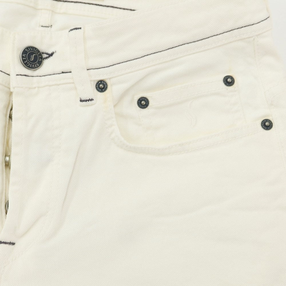 [Used] SIVIGLIA Jeans Denim Pants Off White [Size 31] [WHT] [S/S/A/W] [Condition Rank B] ​​[Men&