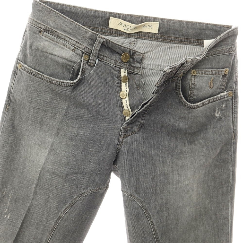 [Used] SIVIGLIA Jeans Denim Pants Gray [Size 31] [GRY] [S/S/A/W] [Condition Rank C] [Men&