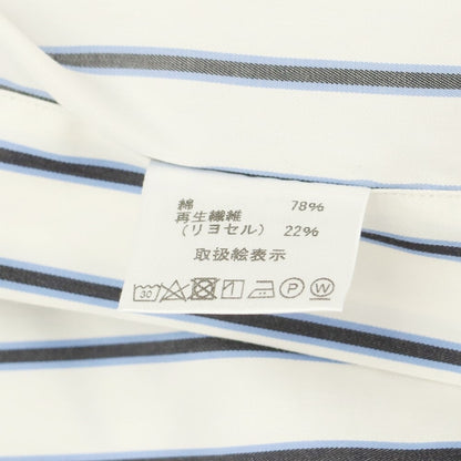 [Used] Maria Santangelo Cotton Lyocell Dress Shirt Off-white x Blue x Black [Size 39] [WHT] [S/S/A/W] [Condition Rank B] ​​[Men&