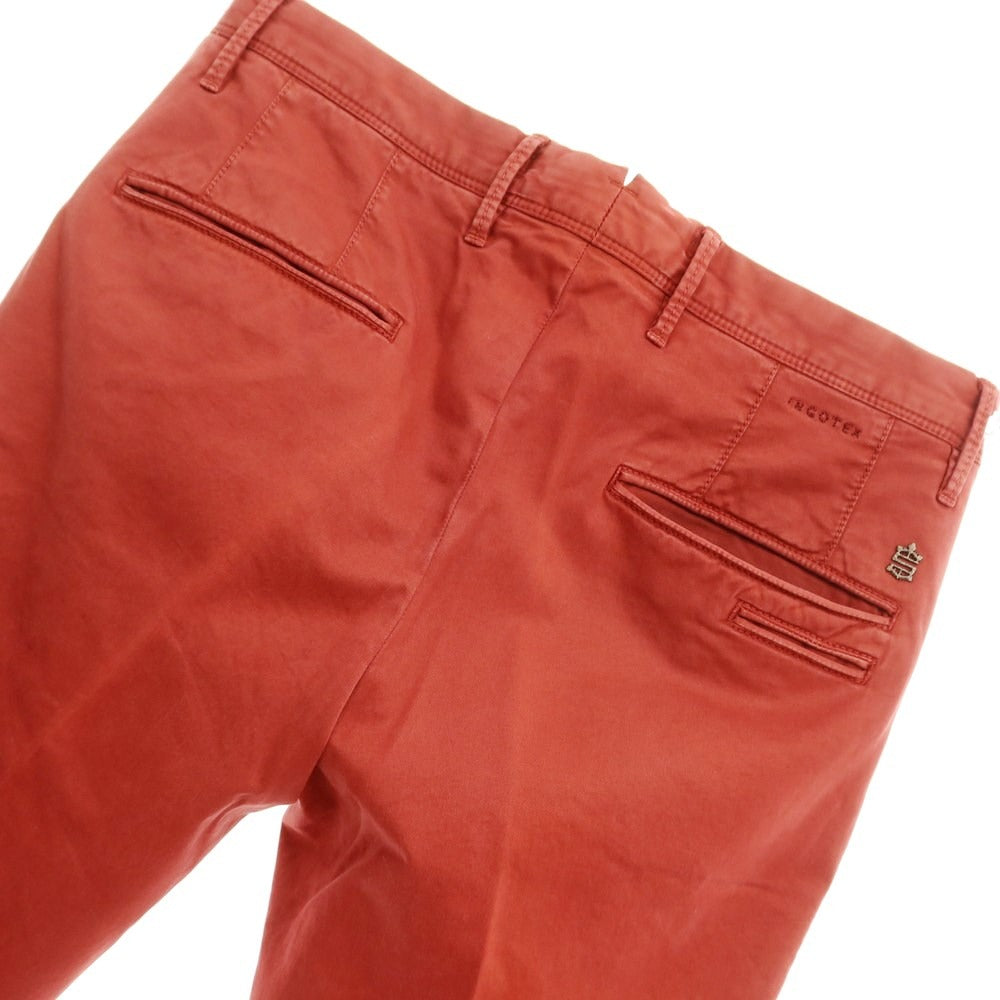 [Used] INCOTEX stretch cotton slacks pants orange red [31] [Condition rank B] ​​[Men&