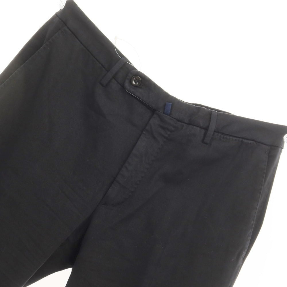 [Used] INCOTEX Cotton Cellulose Slacks Pants Black [46] [Condition Rank C] [Men&