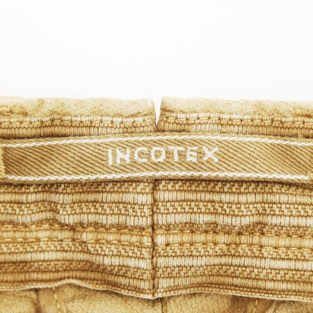 [Used] INCOTEX stretch cotton slacks, beige [31] [Condition rank B] ​​[Men&