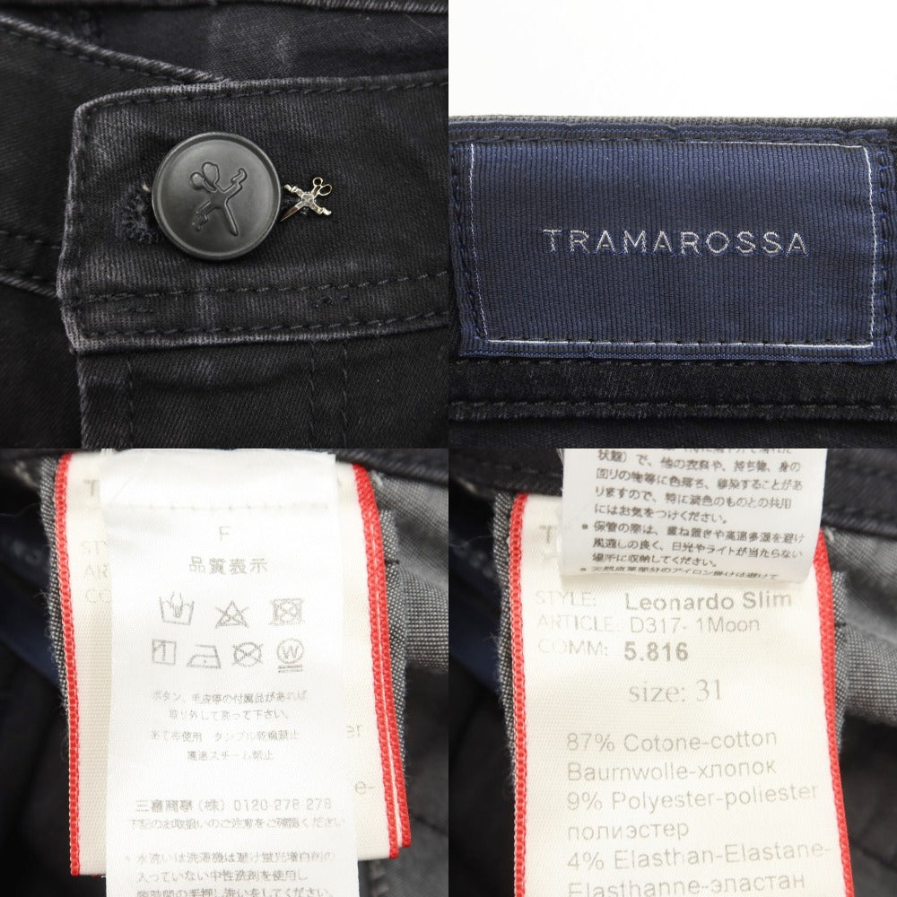 [Used] Tramarossa Stretch Denim Jeans Black [31] [Condition Rank B] ​​[Men&