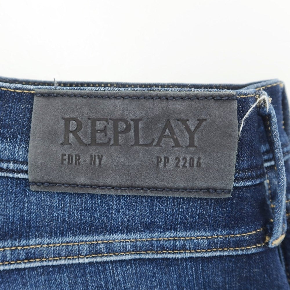 [Used] REPLAY Stretch Denim Pants Jeans Navy [31] [Condition Rank B] ​​[Men&