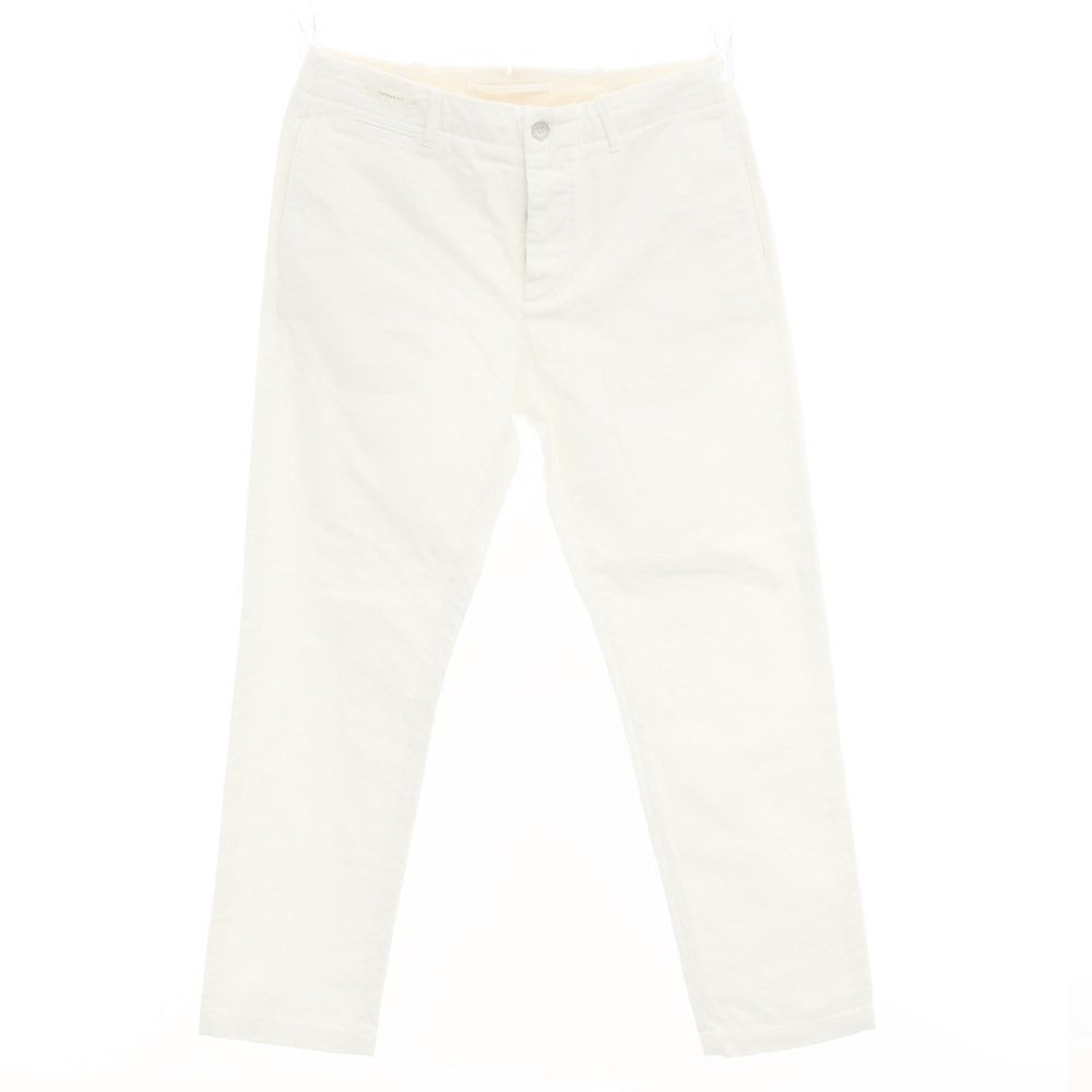 [Used] YCHAI Twill Cotton Casual Slacks Pants White [33] [Condition Rank B] ​​[Men&