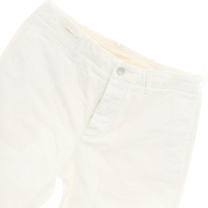 [Used] YCHAI Twill Cotton Casual Slacks Pants White [33] [Condition Rank B] ​​[Men&