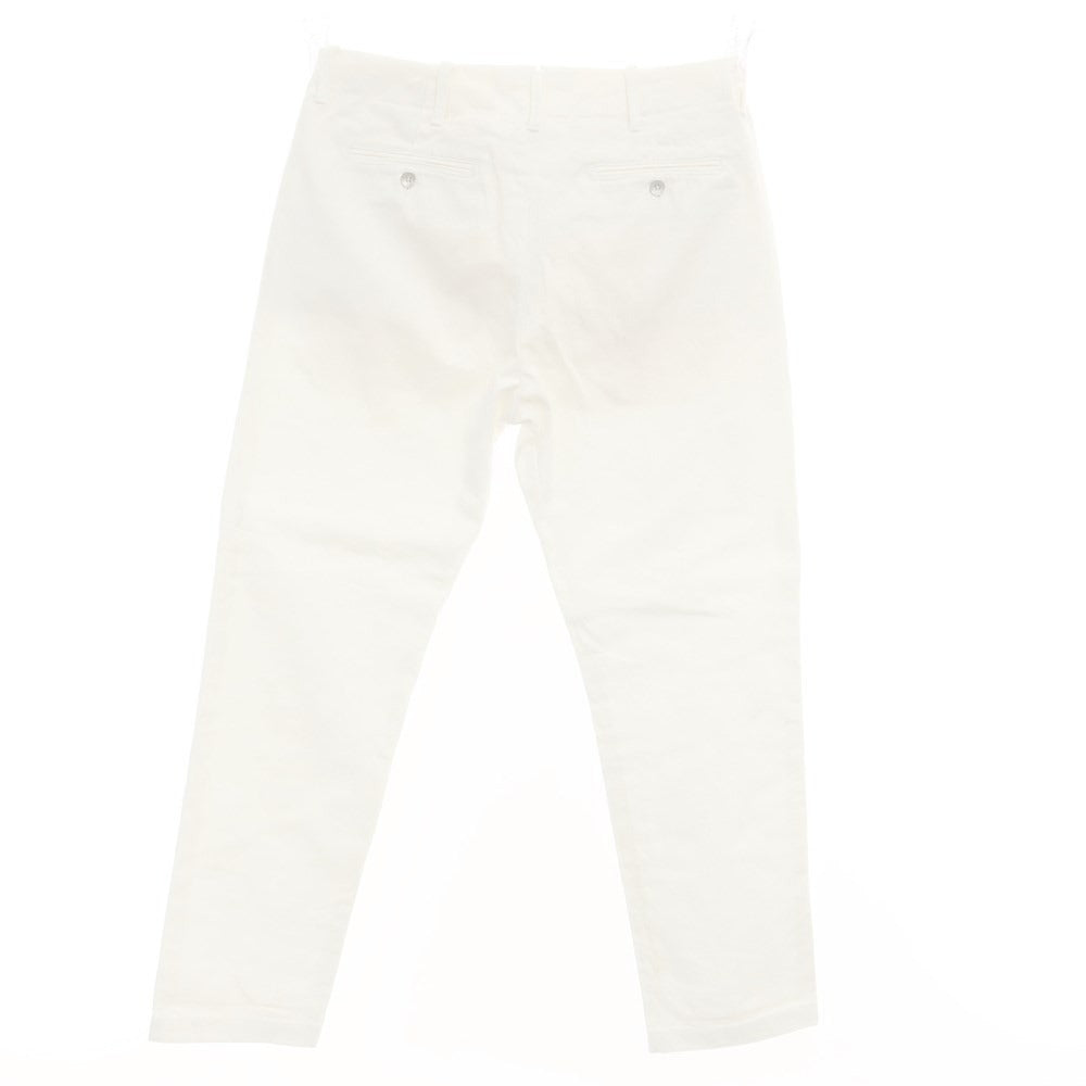 [Used] YCHAI Twill Cotton Casual Slacks Pants White [33] [Condition Rank B] ​​[Men&