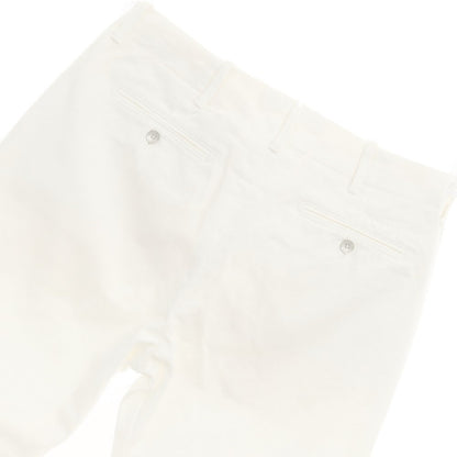 [Used] YCHAI Twill Cotton Casual Slacks Pants White [33] [Condition Rank B] ​​[Men&