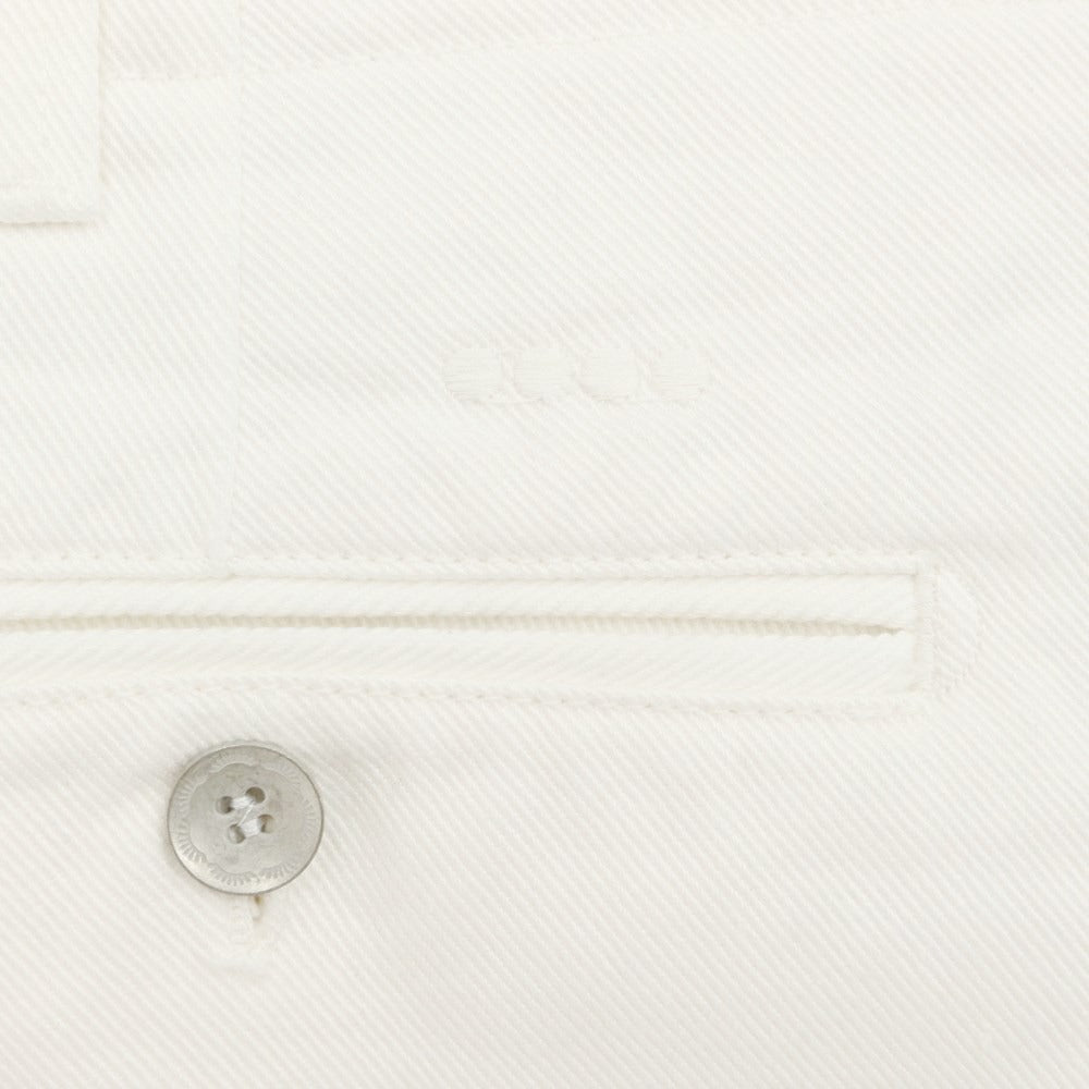 [Used] YCHAI Twill Cotton Casual Slacks Pants White [33] [Condition Rank B] ​​[Men&