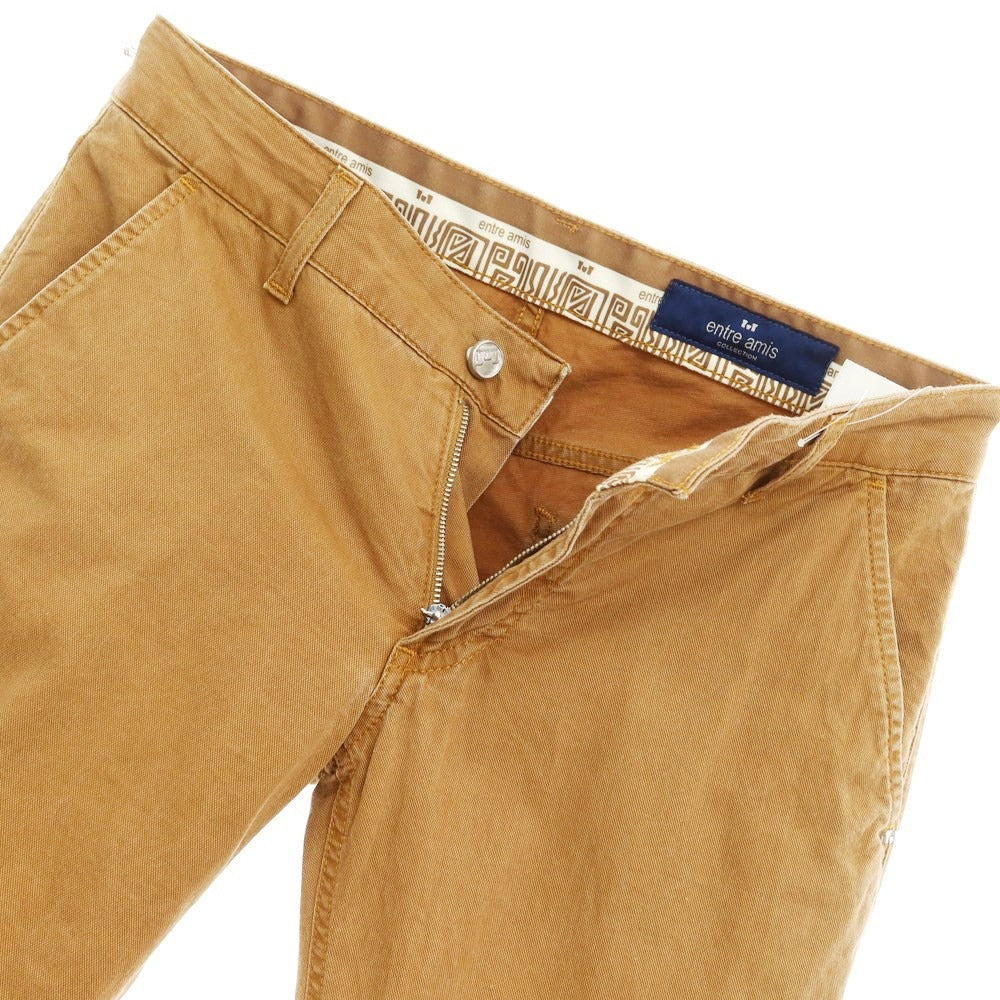 [Used] ENTRE AMIS stretch cotton work pants, camel brown [31] [Condition rank C] [Men&