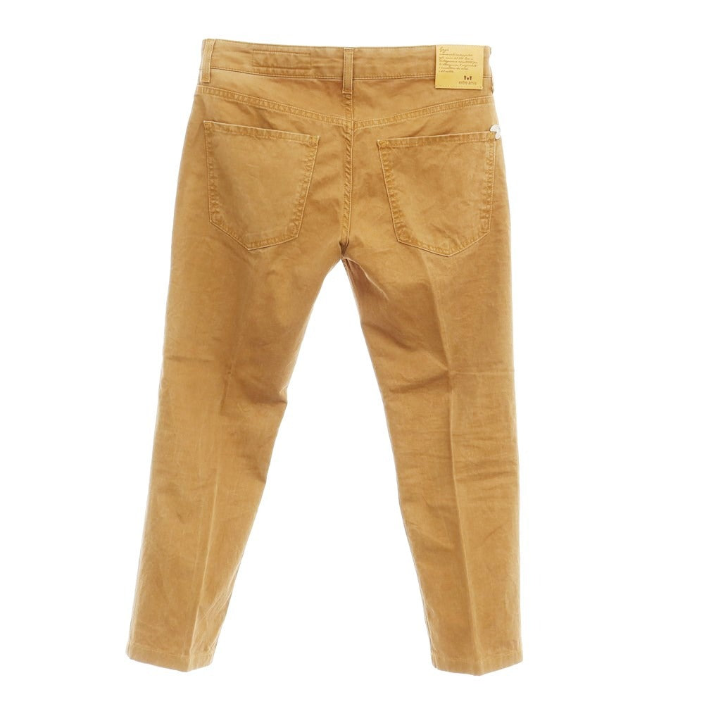 [Used] ENTRE AMIS stretch cotton work pants, camel brown [31] [Condition rank C] [Men&