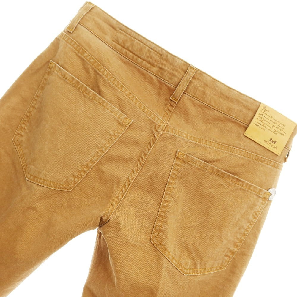 [Used] ENTRE AMIS stretch cotton work pants, camel brown [31] [Condition rank C] [Men&