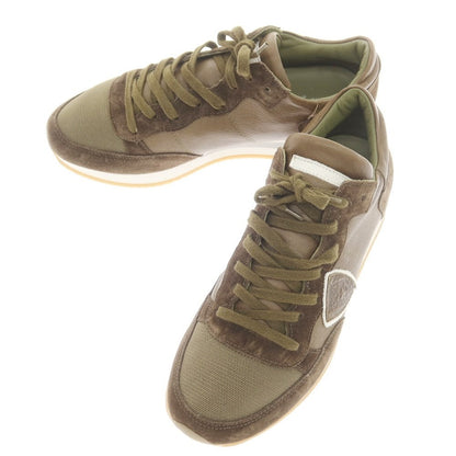 [Used] PHILIPPE MODEL Leather Sneakers Olive Green [40] [Condition Rank B] ​​[Men&